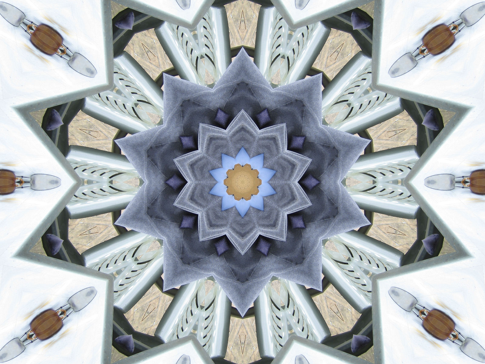 This pane represents John now - free of HD and able to shine brightly again